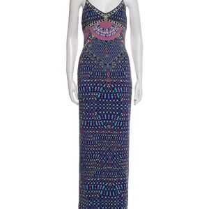 Mara Hoffman Lace Up Back Maxi Dress, XS